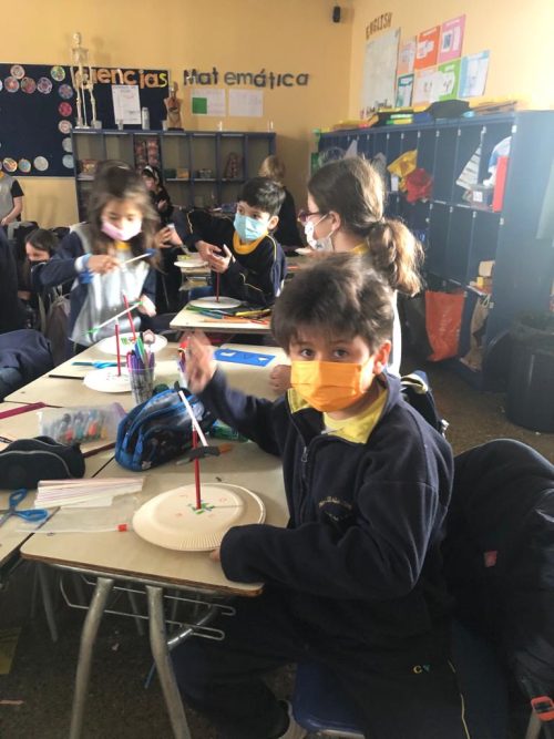 Actividad de Ciencias en 2° Básico A