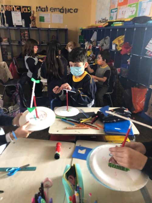 Actividad de Ciencias en 2° Básico A