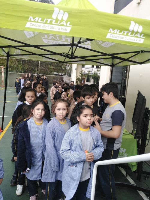 Nos visitó el móvil de la Mutual de Seguridad
