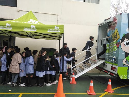 Nos visitó el móvil de la Mutual de Seguridad