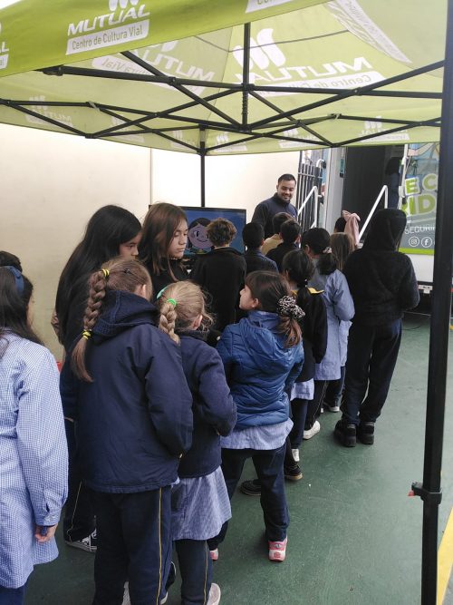 Nos visitó el móvil de la Mutual de Seguridad