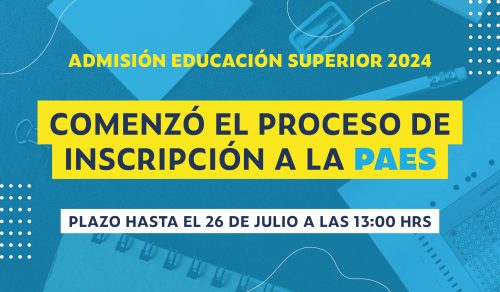 Proceso de inscripción PAES 2023