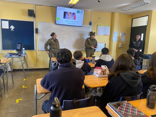 Charla preventiva para estudiantes