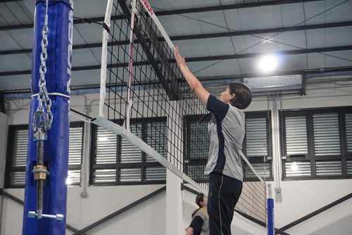 La Selección de Vóleibol Damas CICV entrena en el nuevo gimnasio del Club Vitacura