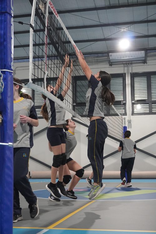 La Selección de Vóleibol Damas CICV entrena en el nuevo gimnasio del Club Vitacura