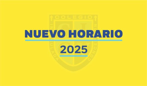 ¡Nuevos horarios para este 2025 en nuestro colegio!