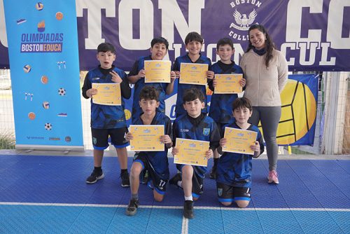 Gran jornada de Vóleibol Mini Varones en las Olimpiadas BostonEduca 2025
