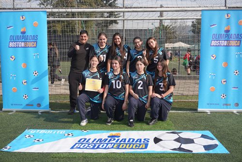 Futbolito de alto nivel en la fecha Intermedia Damas de las Olimpiadas BostonEduca 2025