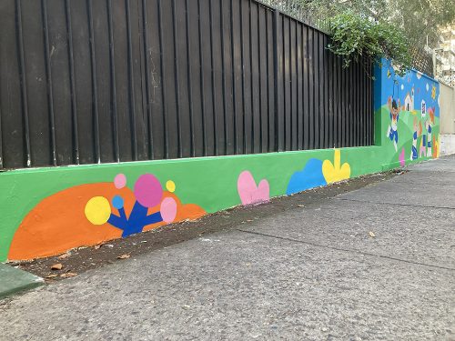 Nuevo mural en Preescolar