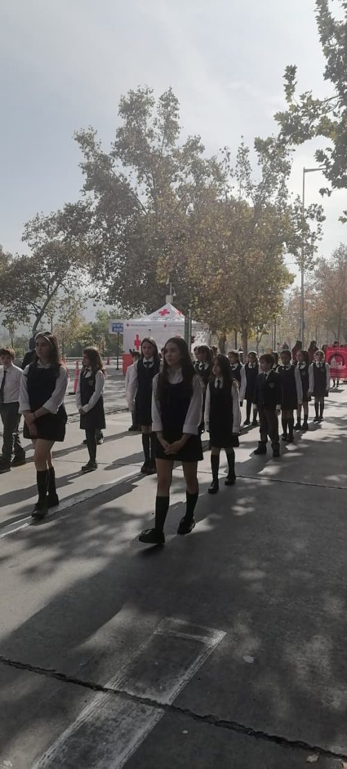 Nuestro colegio presente en homenaje a las Glorias Navales en Vitacura