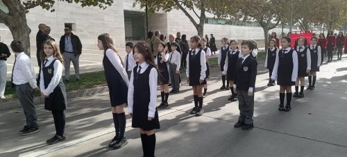 Nuestro colegio presente en homenaje a las Glorias Navales en Vitacura
