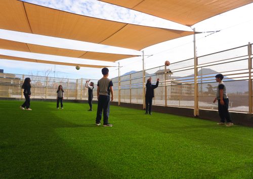 Seguimos fortaleciendo nuestros espacios: CICV inaugura una nueva cancha multiuso